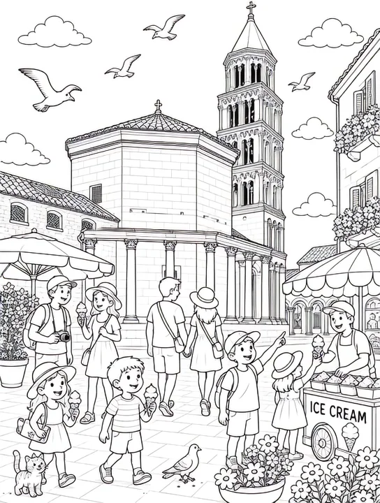 Saint Domnius Cathedral illustration